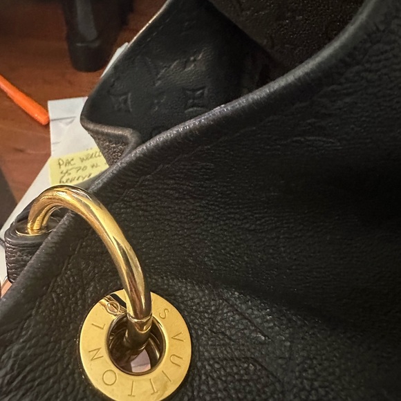 Louis Vuitton MM - black leather - Picture 4 of 16